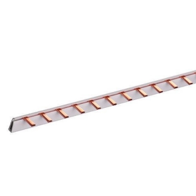 Komutacinė šyna 1P, 54 modulių, 63A 1.4x7mm, 1m Komutacinė šyna 1P, 54 modulių, 63A 1.4x7mm, 1m