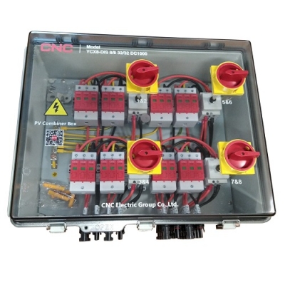 PV atjungimo skydelis, DC 8in-8out, IP66 PV atjungimo skydelis, DC 8in-8out, IP66