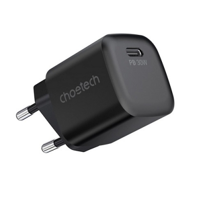 Kroviklis CHOETECH GaN USB Type-C: 30W, PD Kroviklis CHOETECH GaN USB Type-C: 30W, PD