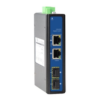 PoE šakotuvas 2x Gigabit PoE+2x SFP UPLINK, 45W Industrial PoE šakotuvas 2x Gigabit PoE+2x SFP UPLINK, 45W Industrial