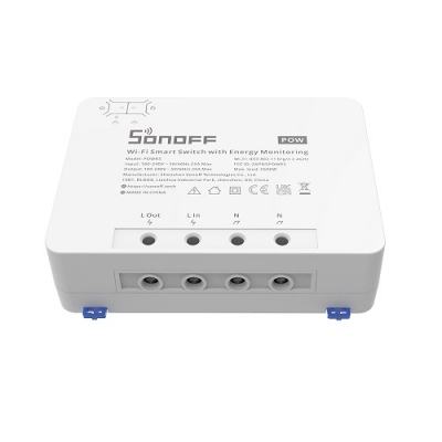 SONOFF PowR3 išmanusis 1 kanalo jungiklis Wi-Fi su elektros sąnaudų apskaita