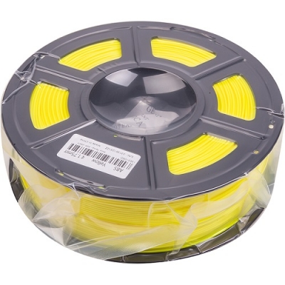 3D spausdinimo plastikas ABS, 1.75mm, 1kg, geltonas