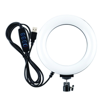 LED žiedinė lempa, 16cm, USB LED žiedinė lempa, 16cm, USB