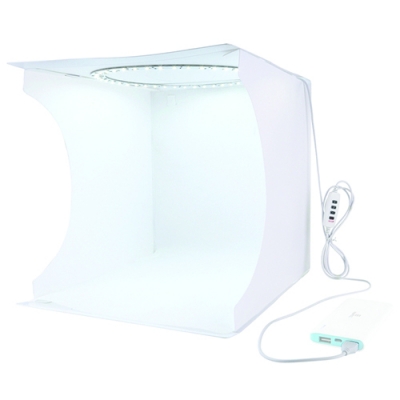 Fotografavimo dėžė su LED apšvietimu, 31x31x32cm Fotografavimo dėžė su LED apšvietimu, 31x31x32cm