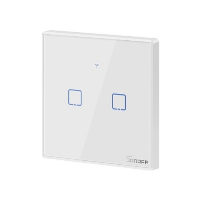 SONOFF TX išmanusis sieninis jungiklis T2EU2C, Wi-Fi, RF SONOFF TX išmanusis sieninis jungiklis T2EU2C, Wi-Fi, RF