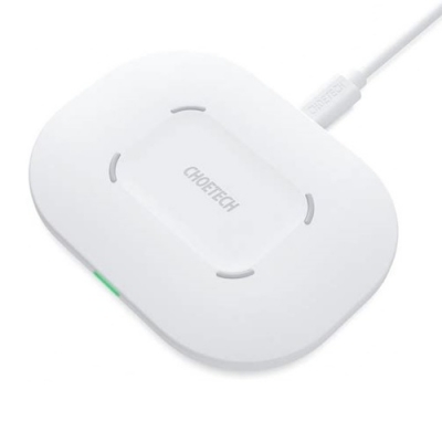Belaidis įkroviklis CHOETECH, 15W, baltas Belaidis įkroviklis CHOETECH, 15W, baltas