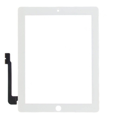 Lietimui jautrus planšetinio kompiuterio stikliukas iPad 3 baltas ORG Lietimui jautrus planšetinio kompiuterio stikliukas iPad 3 baltas ORG