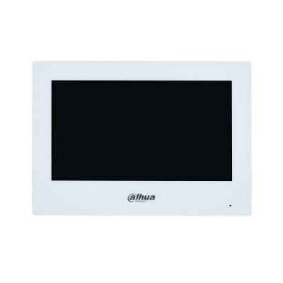 IP domofono monitorius 7 colių, PoE, veikia tik SIP protokolu, Wi-Fi, baltas IP domofono monitorius 7 colių, PoE, veikia tik SIP protokolu, Wi-Fi, baltas