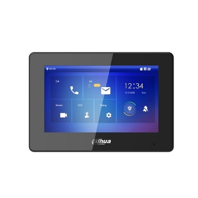 IP domofono monitorius 7 col. 1024x600,Micro SD kortelės prievadas,PoE(802.3af) juodas, SIP IP domofono monitorius 7 col. 1024x600,Micro SD kortelės prievadas,PoE(802.3af) juodas, SIP