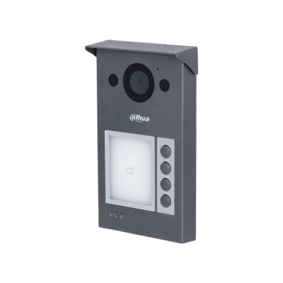 IP domofono kamera VTO3312Q-P. 4 abonentai. 2MP 125°. SIP. IP65, IK08 IP domofono kamera VTO3312Q-P. 4 abonentai. 2MP 125°. SIP. IP65, IK08