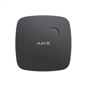 Ajax FireProtect Plus dūmų detektorius su temperatūros jutikliu (juodas)