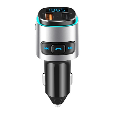 FM moduliatorius automobiliui BC41 (USB 2.0, USB 3.0, QC,laisvų rankų įranga) FM moduliatorius automobiliui BC41 (USB 2.0, USB 3.0, QC,laisvų rankų įranga)