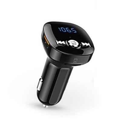 FM moduliatorius automobiliui BC40Q (QC 3.0, micro SD, laisvų rankų įranga) FM moduliatorius automobiliui BC40Q (QC 3.0, micro SD, laisvų rankų įranga)