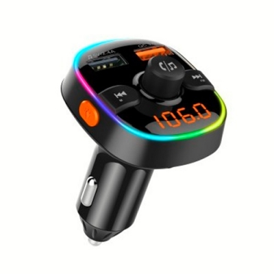 FM moduliatorius automobiliui BC52LQ (RGB LED, QC 3.0, micro SD, laisvų rankų įranga) FM moduliatorius automobiliui BC52LQ (RGB LED, QC 3.0, micro SD, laisvų rankų įranga)
