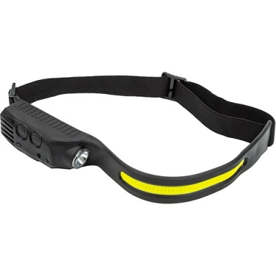 Žibintuvėlis ant galvos COB +XPE, su judesio jutikliu, 350lm, IPX4, USB-C Žibintuvėlis ant galvos COB +XPE, su judesio jutikliu, 350lm, IPX4, USB-C