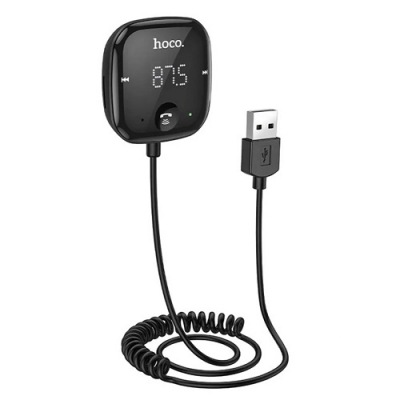 FM moduliatorius automobiliui HOCO E65, USB, TF, Aux FM moduliatorius automobiliui HOCO E65, USB, TF, Aux