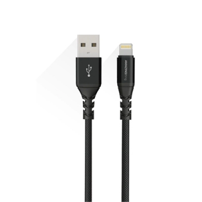 Premium MFI sertifikuotas kabelis USB - Lightning (juodas, 3m) Premium MFI sertifikuotas kabelis USB - Lightning (juodas, 3m)