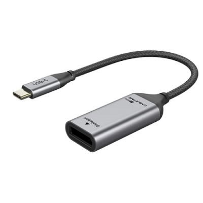 Adapteris USB-C (M) - DisplayPort (F), 4K/60Hz, su paauksuotomis jungtimis Adapteris USB-C (M) - DisplayPort (F), 4K/60Hz, su paauksuotomis jungtimis