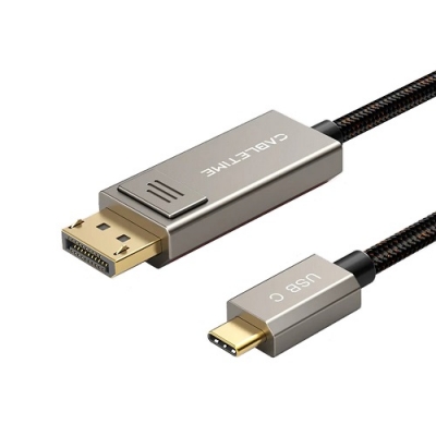 Kabelis USB Type-C - DisplayPort, 8K, 2m Kabelis USB Type-C - DisplayPort, 8K, 2m