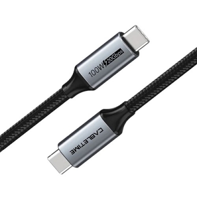 Premium kabelis USB3.1, USB-C - USB-C, 20Gbps, 100W, 20V/ 5A, 4K/ 60HZ, 2m Premium kabelis USB3.1, USB-C - USB-C, 20Gbps, 100W, 20V/ 5A, 4K/ 60HZ, 2m