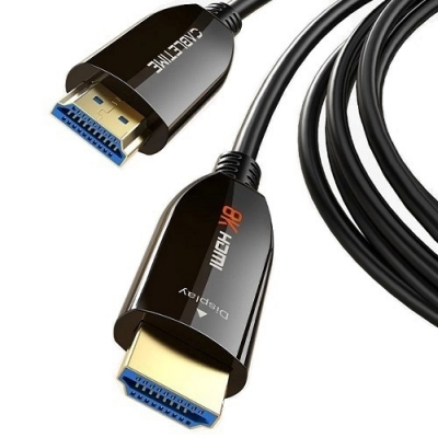 Optinis kabelis HDMI - HDMI, AOC, 8K, 60Hz, 100m, 48Gbps, 2.1 ver Optinis kabelis HDMI - HDMI, AOC, 8K, 60Hz, 100m, 48Gbps, 2.1 ver