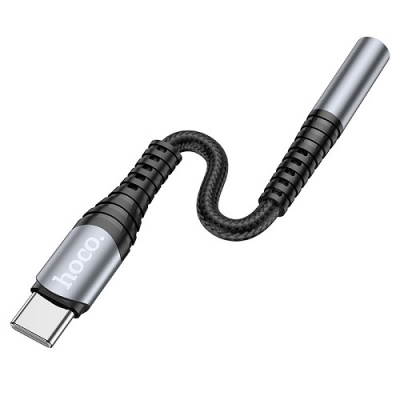 Adapteris HOCO USB Type-C (M) - ausinių jungtis 3.5mm (F) Adapteris HOCO USB Type-C (M) - ausinių jungtis 3.5mm (F)
