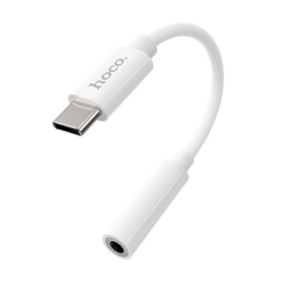 Adapteris HOCO USB Type-C (M) - ausinių jungtis 3.5mm (F) Adapteris HOCO USB Type-C (M) - ausinių jungtis 3.5mm (F)