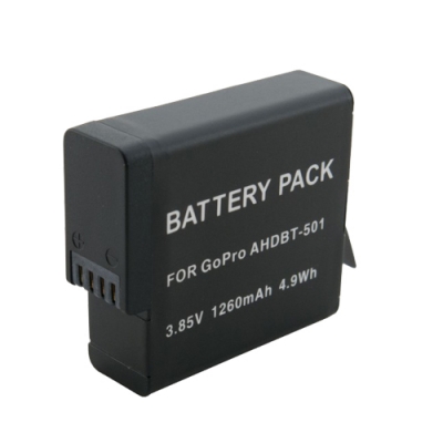 GOPRO AHDBT-501 baterija, 1260mAh GOPRO AHDBT-501 baterija, 1260mAh