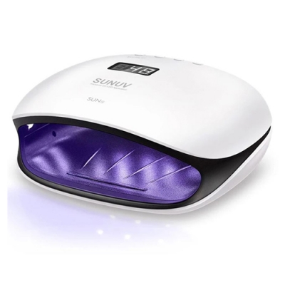 UV LED nagų lempa SUNUV Sun 4S, 48W, juoda UV LED nagų lempa SUNUV Sun 4S, 48W, juoda