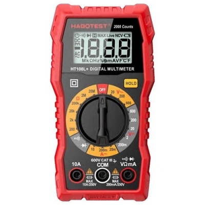Multimetras DC600V/10A, AC600V Multimetras DC600V/10A, AC600V