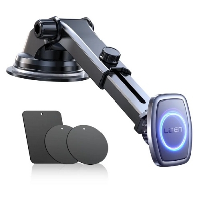 Magnetinis telefono laikiklis automobiliui LISEN tvirtinamas prie prietaisų skydelio Magnetinis telefono laikiklis automobiliui LISEN tvirtinamas prie prietaisų skydelio