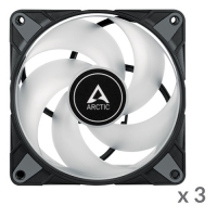 Korpuso ventiliatoriai P12 PWM PST A-RGB, 4-pin, 120mm, 3vnt.