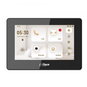 IP domofono monitorius 7 col. 1024x600,Micro SD kortelės prievadas,PoE(802.3af), SIP