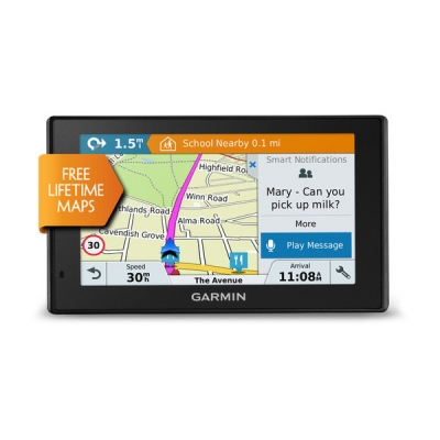 Garmin Drivesmart 50LM GPS navigacija su nemokamais žemėlapių atnaujinimais (naudota)